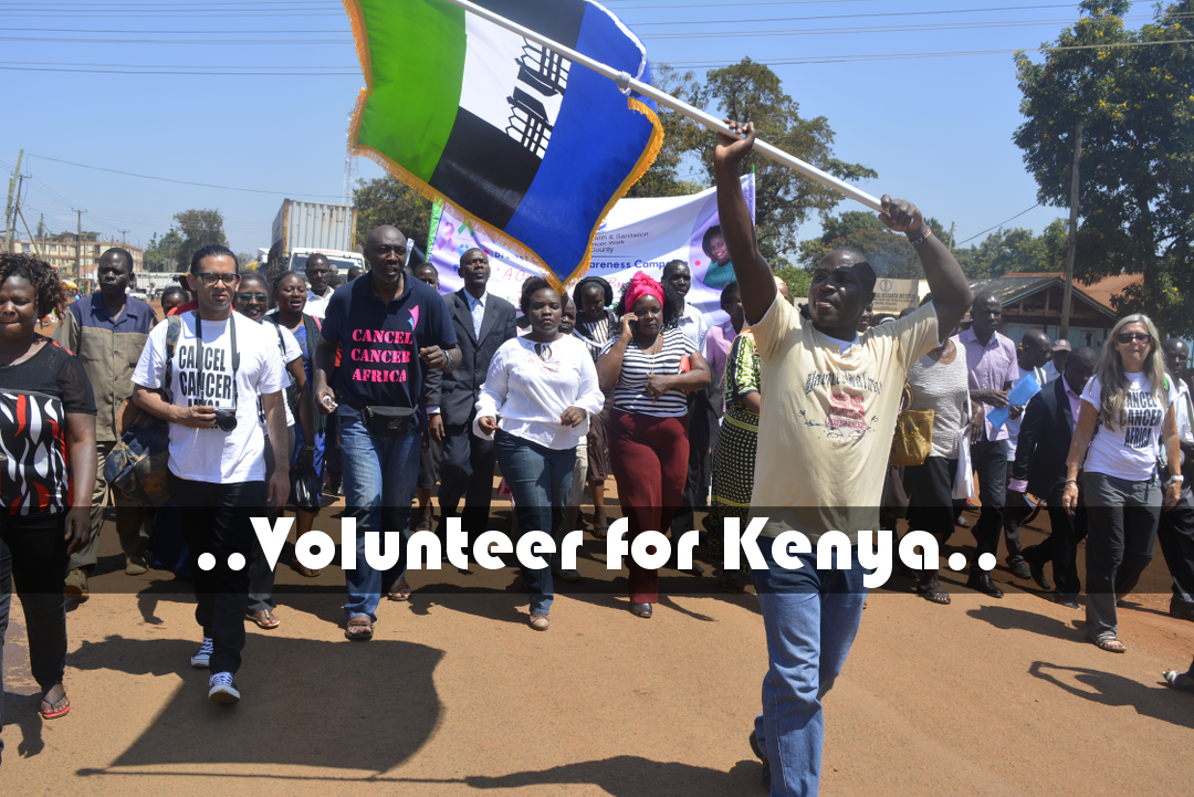 Volunteer for Kenya.